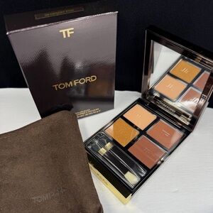 Tom Ford Lip & Cheek Quad Palette - Brown & Gold Tones